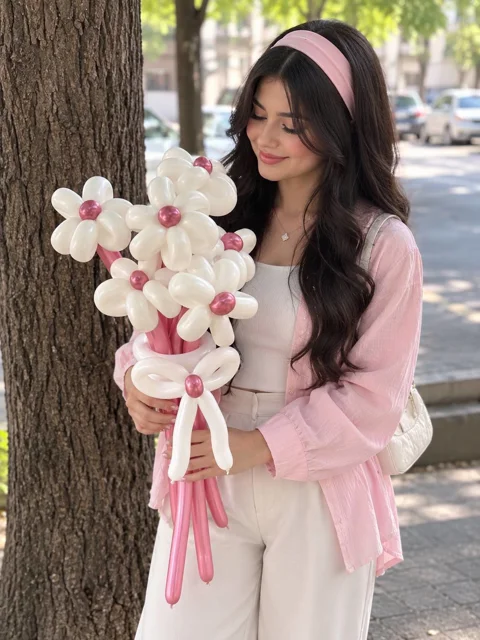 دسته گل بادکنکی اقتصادی