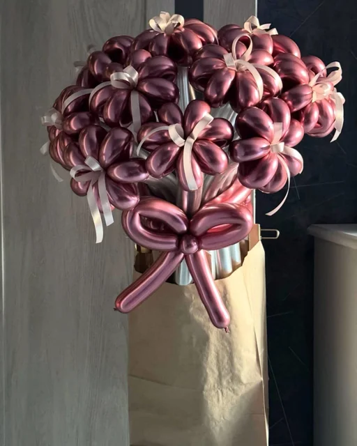 گل بابونه بادکنکی روبانی شیراز